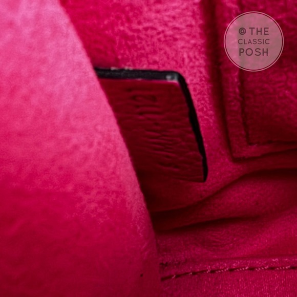 ❌SOLD❌ EUC Rare Celine Nano Luggage Fluo Pink Gold Crossbody Bag Tote - Picture 6 of 13